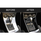 For Mazda 3 Axela 2010-2013 7 in 1 Car AC Gear Frame Set D Decorative Sticker, Left Drive, AC Gear Frame Set D, Left Drive