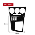For Mazda 3 Axela 2010-2013 7 in 1 Car AC Gear Frame Set D Decorative Sticker, Right Drive, AC Gear Frame Set D, Right Drive