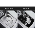 For Mazda 3 Axela 2010-2013 2 in 1 Car Gear Panel Decorative Sticker, Left Drive, Gear Panel, Left Drive