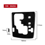 For Mazda 3 Axela 2010-2013 2 in 1 Car Gear Panel Decorative Sticker, Right Drive, Gear Panel, Right Drive