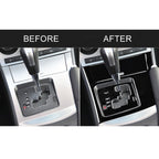 For Mazda 3 Axela 2010-2013 4 in 1 Car Gear Panel Set A Decorative Sticker, Left Drive, Gear Panel Set A, Left Drive