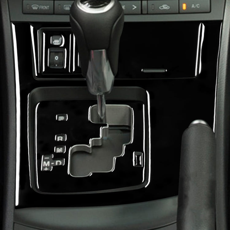 For Mazda 3 Axela 2010-2013 7 in 1 Car Gear Panel Set B Decorative Sticker, Left Drive, Gear Panel Set B, Left Drive