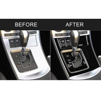 For Mazda 3 Axela 2010-2013 7 in 1 Car Gear Panel Set B Decorative Sticker, Left Drive, Gear Panel Set B, Left Drive