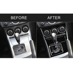 For Mazda 3 Axela 2010-2013 6 in 1 Car AC Gear Panel Set A Decorative Sticker, Left Drive, AC Gear Panel Set A, Left Drive