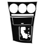 For Mazda 3 Axela 2010-2013 6 in 1 Car AC Gear Panel Set A Decorative Sticker, Right Drive, AC Gear Panel Set A, Right Drive