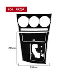 For Mazda 3 Axela 2010-2013 6 in 1 Car AC Gear Panel Set A Decorative Sticker, Right Drive, AC Gear Panel Set A, Right Drive