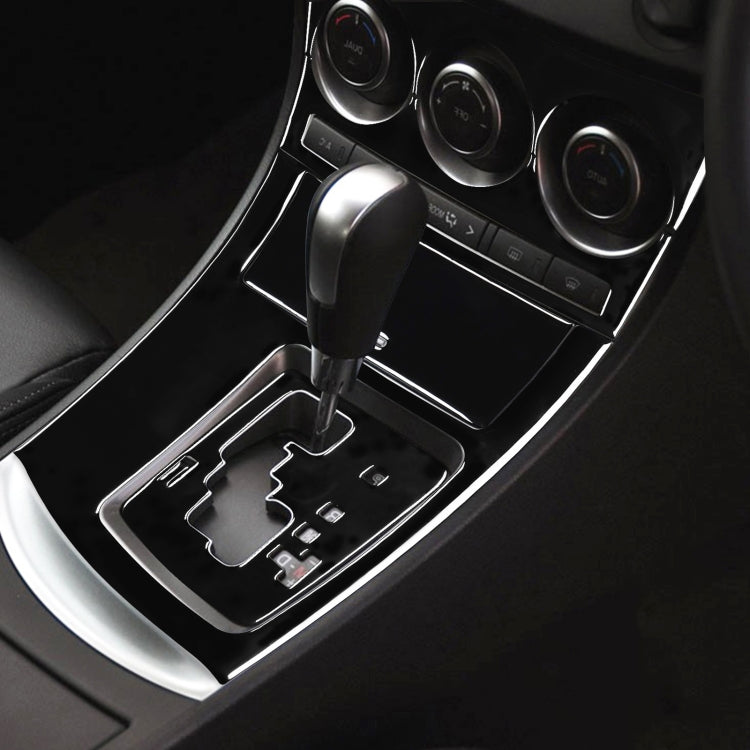 For Mazda 3 Axela 2010-2013 6 in 1 Car AC Gear Panel Set A Decorative Sticker, Right Drive, AC Gear Panel Set A, Right Drive