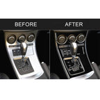 For Mazda 3 Axela 2010-2013 9 in 1 Car AC Gear Panel Set C Decorative Sticker, Left Drive, AC Gear Panel Set C, Left Drive