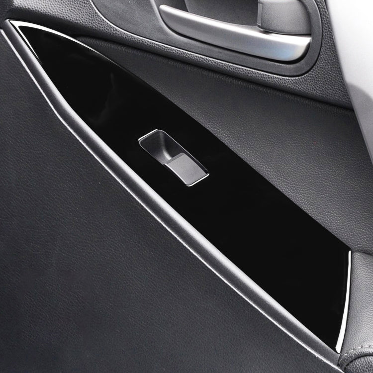 For Mazda 3 Axela 2010-2013 4 in 1 Car Window Lift Panel Decorative Sticker, Left Drive, Window Lift, Left Drive