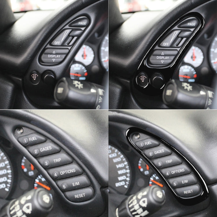 For Chevrolet Corvette C5 1998-2004 Car Speedometer Sides A Decorative Sticker, Left Drive, Speedometer Sides A