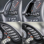 For Chevrolet Corvette C5 1998-2004 Car Speedometer Sides B Decorative Sticker, Left Drive, Speedometer Sides B