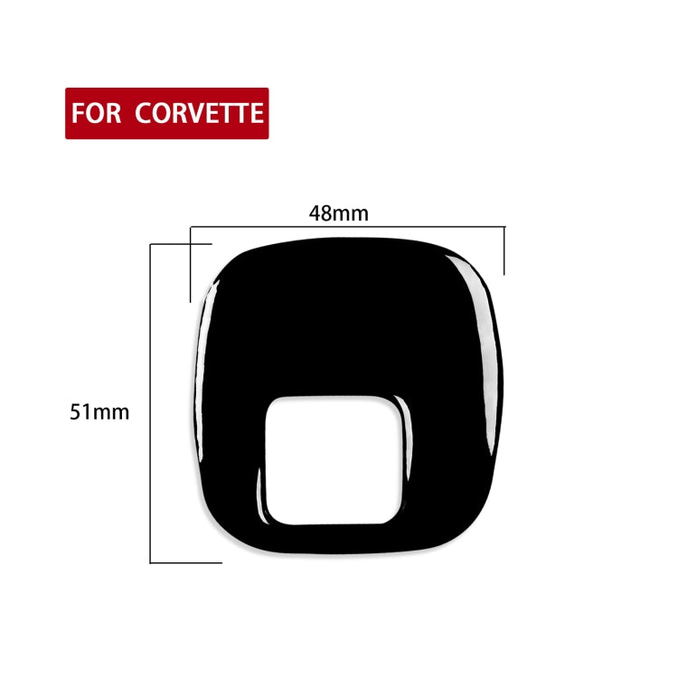 For Chevrolet Corvette C5 1998-2004 Car Key Panel Button Decorative Sticker, Left Drive, Key Panel Button
