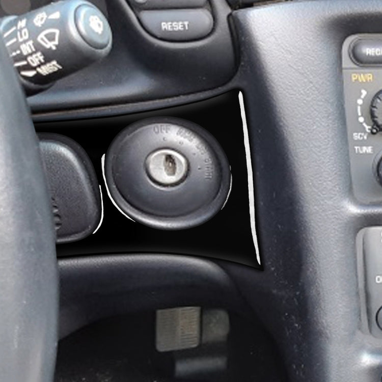 For Chevrolet Corvette C5 1998-2004 Car Key Panel Decorative Sticker, Left Drive, Key Panel