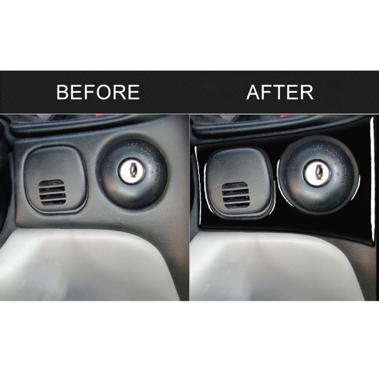 For Chevrolet Corvette C5 1998-2004 Car Key Panel Decorative Sticker, Left Drive, Key Panel