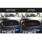 For Chevrolet Corvette C5 1998-2004 Car Central Vent Decorative Sticker, Left Drive, Central Vent