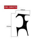 For Chevrolet Corvette C5 1998-2004 Car Gear Panel Decorative Sticker, Left Drive, Gear Panel