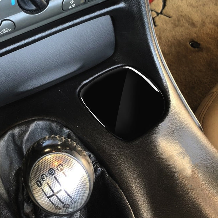 For Chevrolet Corvette C5 1998-2004 Car Water Cup Holder Cover Decorative Sticker, Left Drive, Water Cup Holder Cover