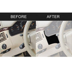 For Mercedes-Benz E-Class W210 1996-2002 Car Steering Wheel Left Decorative Sticker, Left Drive, Steering Wheel Left, Left Drive