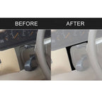 For Mercedes-Benz E-Class W210 1996-2002 Car Speedometer Below Decorative Sticker, Left Drive, Speedometer Below, Left Drive