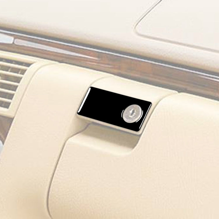 For Mercedes-Benz E-Class W210 1996-2002 Car Passenger Storage Box Switch Decorative Sticker, Left and Right Drive Universal, Passenger Storage Box Switch