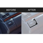 For Mercedes-Benz E-Class W210 1996-2002 Car Passenger AC Air Outlet Decorative Sticker, Right Drive, Passenger AC Air Outlet, Right Drive