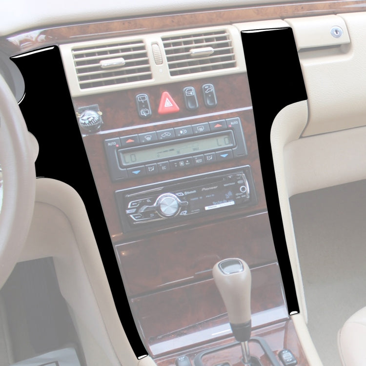 For Mercedes-Benz E-Class W210 1996-2002 Car Center Console Side Decorative Sticker, Left Drive, Center Console Side, Left Drive