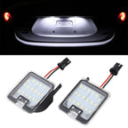 2pcs For Ford Focus 2015- Car License Plate Lamp, For Ford Focus 2015-