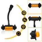 For Toyota Tacoma TRD 2016-2019 5 in 1 Car LED Front Grille Warning Lights, Daytime Running Lights & Wide Lights, 5 in 1