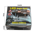 Bicycle / Mountain Bike X Style Triangle Pilot Light LED Tail Light, X Style
