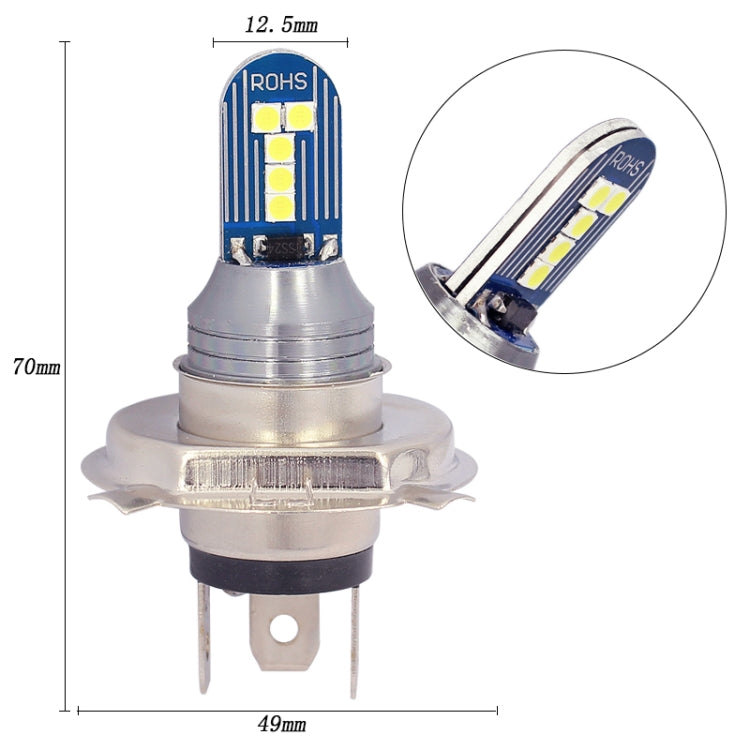 1 Pair H4 DC12V 7.8W Car LED Fog Light, H4