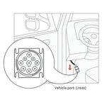 For Cummins J1939 9 Pin Connector Diagnosis Cable, For Cummins