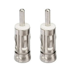10pcs Car Vehicles Radio Stereo Aerial Antenna Mast Male Adapter DIN Connector Plug, DIN Connector Plug