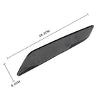 Car ABS Fender Decorative Sticker for BMW 5 Series 525Li 530Li, Bright Black, Bright Black