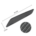 Car ABS Fender Decorative Sticker for BMW 5 Series 525Li 530Li, Carbon Fiber Texture, Carbon Fiber Texture
