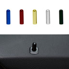 Car Door Latch Pin Door Screw Knob Cap Cover Trim for BMW F10, Left and Right Driving, For BMW F10 (Black)