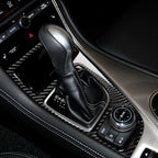 Car Left Drive Carbon Fiber Gear Shift Decorative Sticker for Infiniti Q50 / Q60 2014-2020, Gear Shift