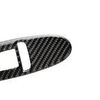 4 PCS Car Carbon Fiber Window Lift Panel Decorative Sticker for Infiniti Q50 2014-2020, Left Drive, Window Lift Panel (B)