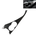Car Left Drive Carbon Fiber Water Cup Panel Decorative Sticker for Infiniti Q50 / Q60 2014-2020, Water Cup Panel