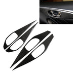 4 PCS Car Carbon Fiber Door Inner Handle Panel Decorative Sticker for Infiniti Q50 2014-2020, Door Inner Handle Panel (B)