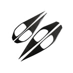 4 PCS Car Carbon Fiber Door Inner Handle Panel Decorative Sticker for Infiniti Q50 2014-2020, Door Inner Handle Panel (B)