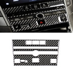 Car Carbon Fiber CD  Console Panel Decorative Sticker for Infiniti Q50 / Q60 2014-2020, CD Console Panel (A)