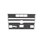 Car Carbon Fiber CD  Console Panel Decorative Sticker for Infiniti Q50 / Q60 2014-2020, CD Console Panel (A)