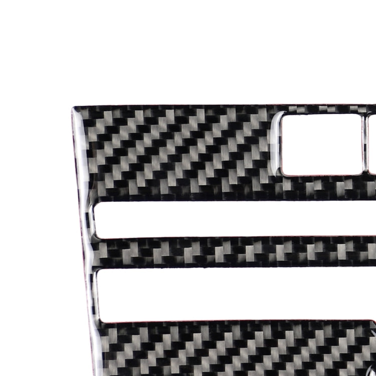 Car Carbon Fiber CD  Console Panel Decorative Sticker for Infiniti Q50 / Q60 2014-2020, CD Console Panel (A)