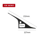 Car  Left Drive Carbon Fiber Driver Panel Decorative Sticker for Infiniti Q50 / Q60 2014-2020, Driver Panel