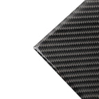 2 PCS Car Carbon Fiber Rear Water Cup Holder Panel Decorative Sticker for Infiniti Q50 / Q60 2014-2020, Rear Water Cup Holder Panel