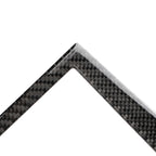 Car Carbon Fiber Navigation Frame Decorative Sticker for Infiniti Q50 / Q60 2014-2020, Navigation Frame