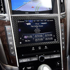 Car Carbon Fiber Navigation Frame Decorative Sticker for Infiniti Q50 / Q60 2014-2020, Navigation Frame