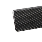 Car Carbon Fiber Rear Seat Ashtray Panel Decorative Sticker for Infiniti Q50 / Q60 2014-2020, Rear Seat Ashtray Panel