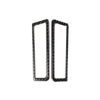 2 PCS Car Carbon Fiber A Column Air Outlet Frame Decorative Sticker for Infiniti Q50 / Q60 2014-2020, A Column Air Outlet Frame