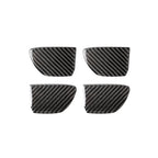 4 PCS Car Carbon Fiber Door Inner Handle Wrist Panel Decorative Sticker for Infiniti Q50 / Q60 2014-2020, Door Inner Handle Wrist